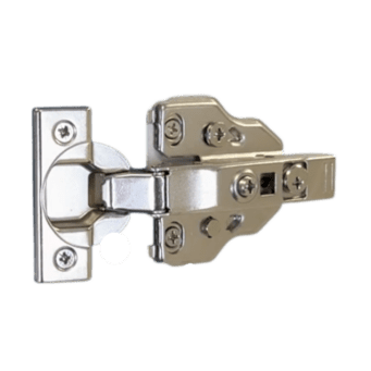 Frameless Soft Close Hinge with 0mm plate for 3/4" box